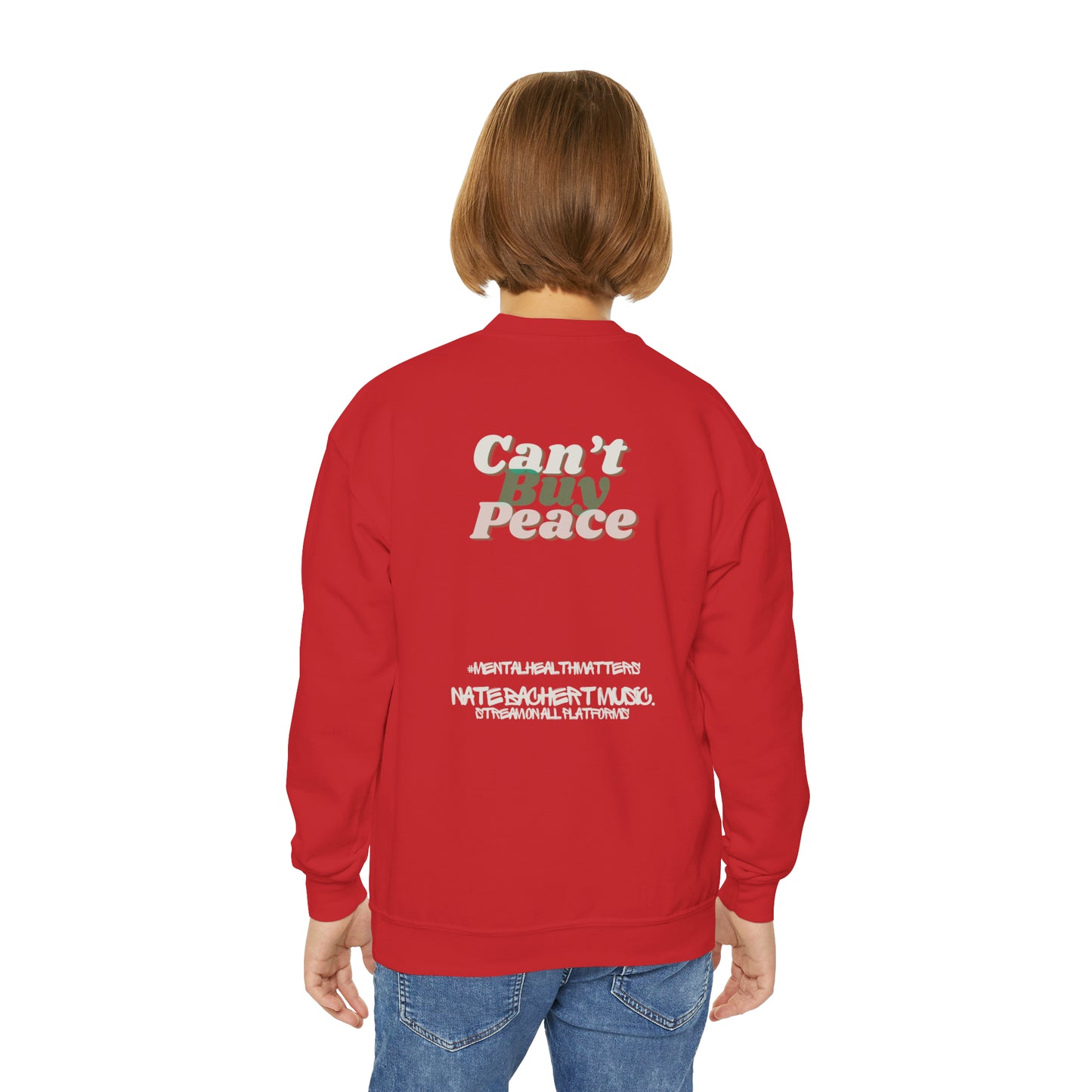 Can’t Buy Peace Line Youth Crewneck Sweatshirt